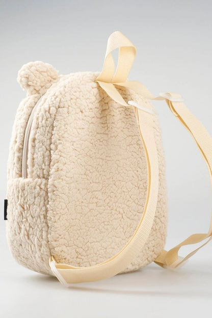 [WE EMBROIDERY THE NAME YOU WANT] - Plush Teddy Bear Backpack, 0-8 Years - Nursery, Kindergarten Children's Backpack
