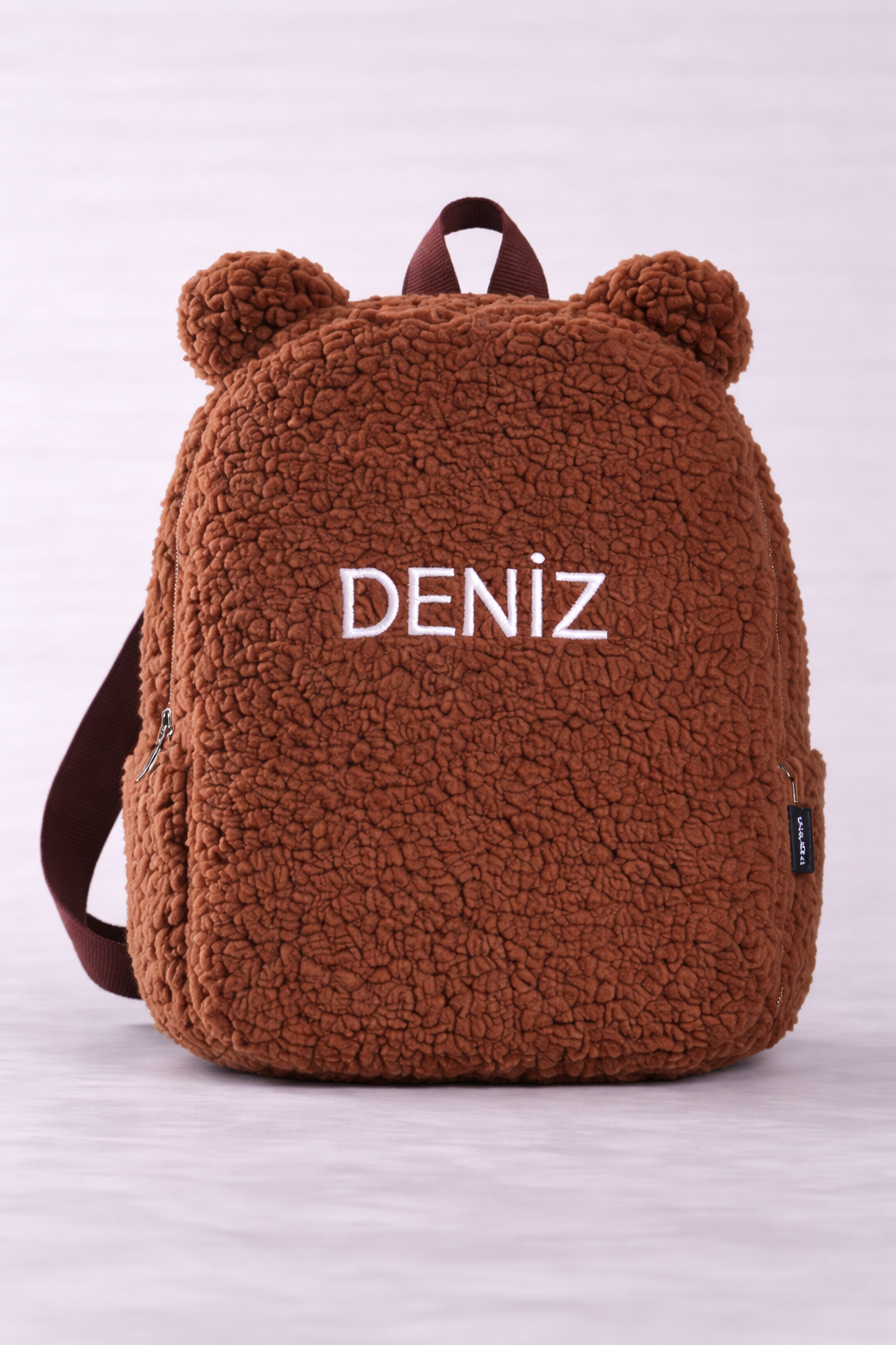 [WE EMBROIDERY THE NAME YOU WANT] - Plush Teddy Bear Backpack, 0-8 Years - Nursery, Kindergarten Children's Backpack